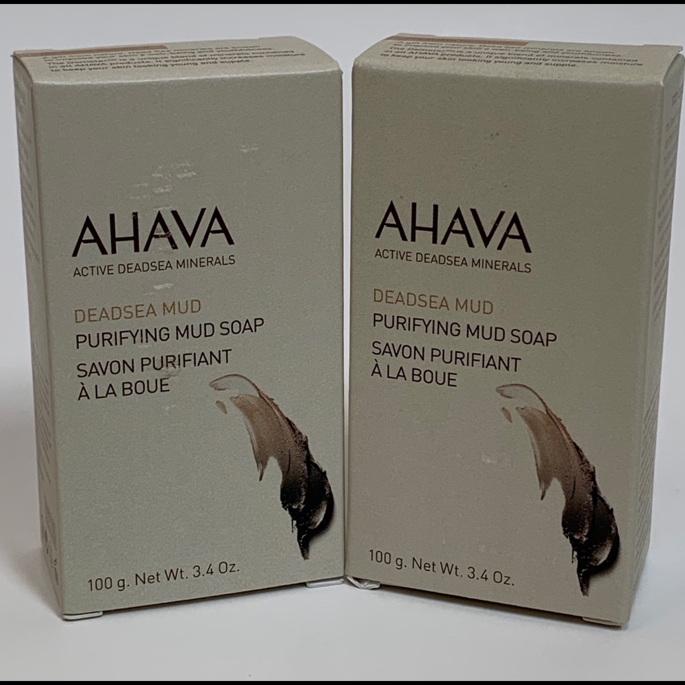 Ahava Deadsea Mud Purifying Mud Soap - 2 Bars